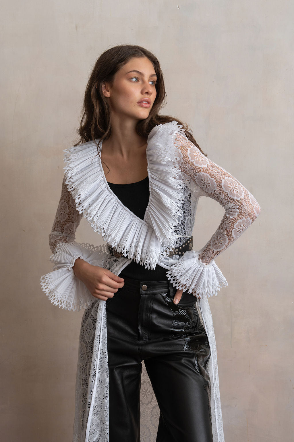 Túnica Ranchera Blanca