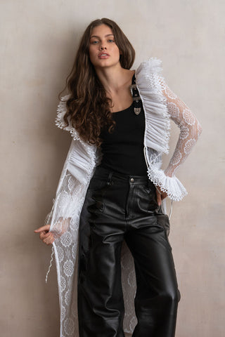 Túnica Ranchera Blanca