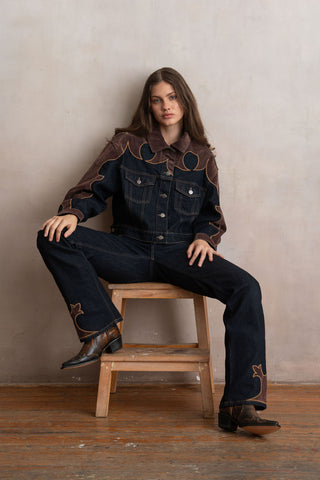Chamarra Forastera Velvet Denim