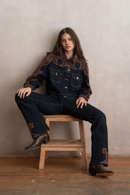 Chamarra Forastera Velvet Denim