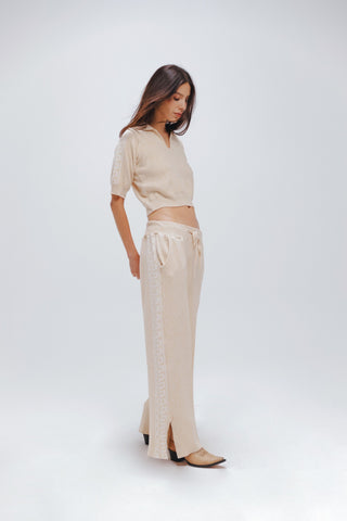 Charro Pants Polo Vainilla