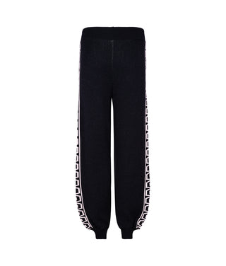 Black and bone charro pants