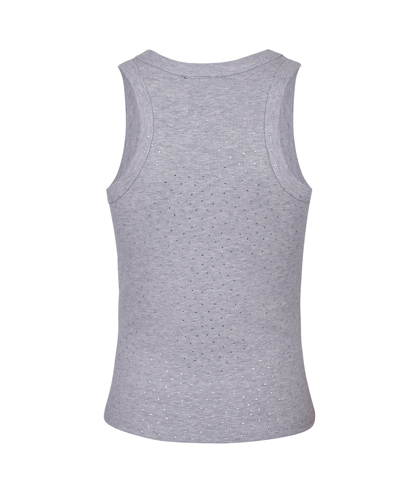 Sparkly tank gris