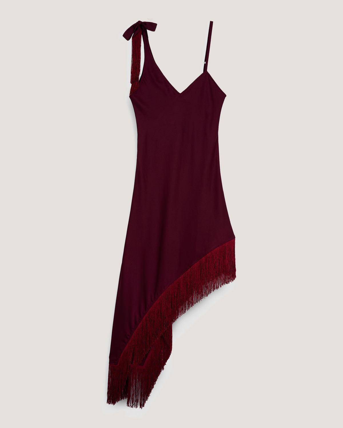 Slip Dress Flecos Vino