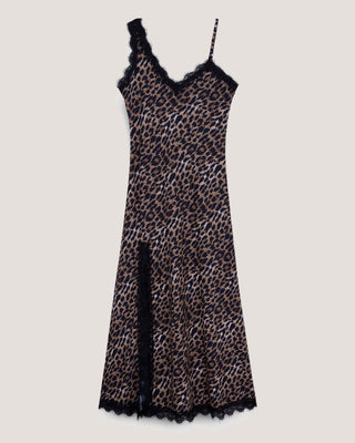 Slip dress largo cheetah