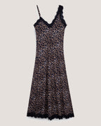 Slip dress largo cheetah