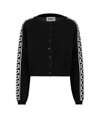 Sudadera Cárdigan Charro Negro