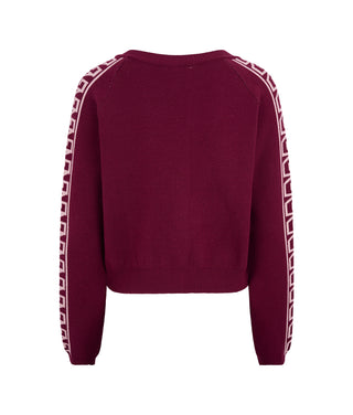 Sudadera Cárdigan Charro Vino