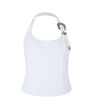 Top Hebilla Blanco