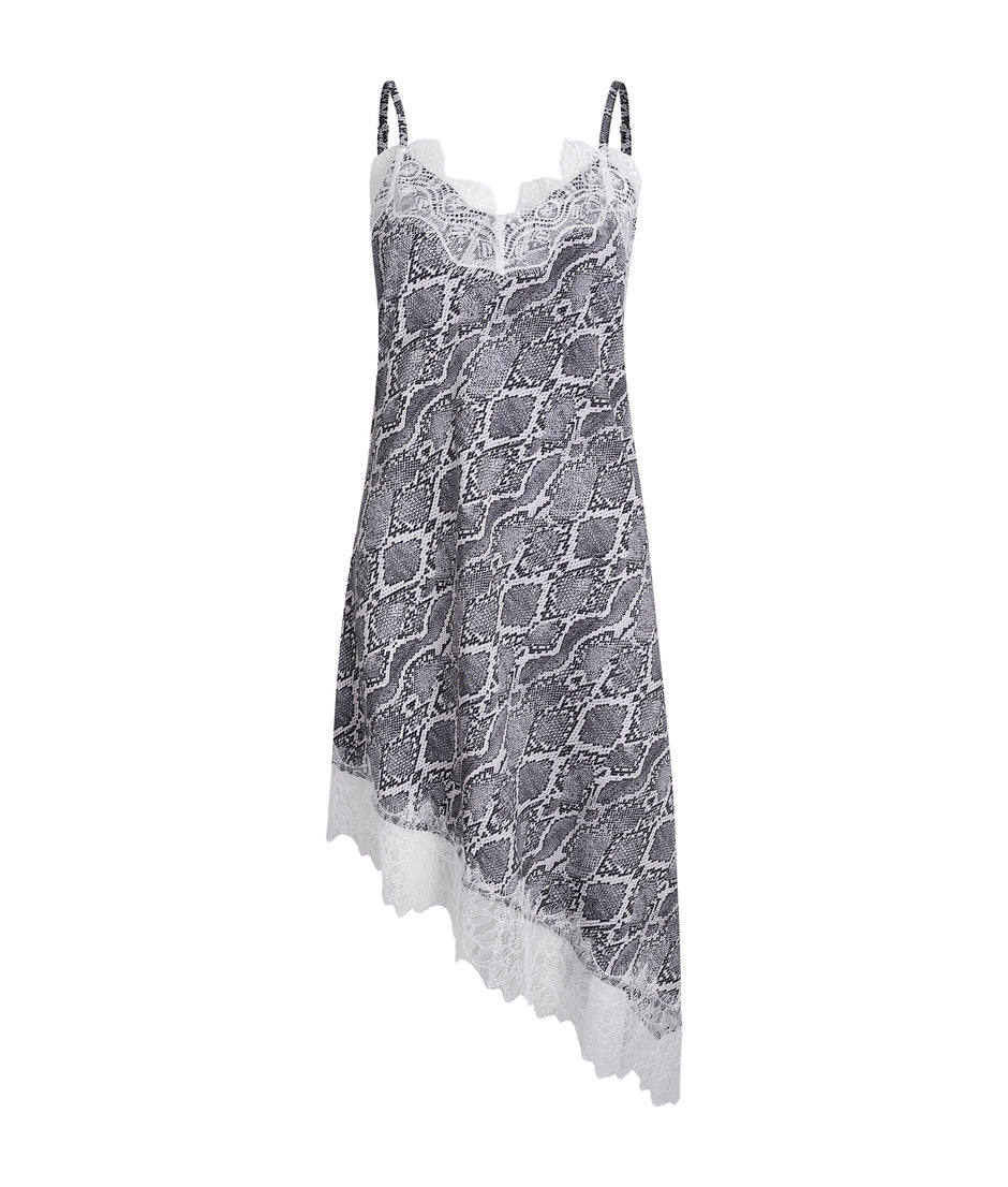 Slip dress largo Snake