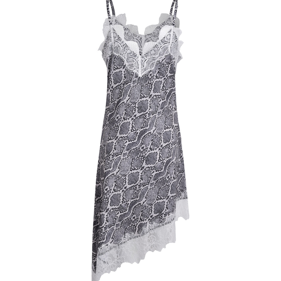 Slip dress largo Snake