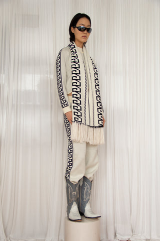 Double-Sided Grecas Scarf