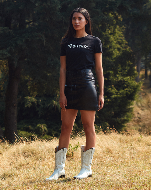 T-SHIRT VALIENTE NEGRA