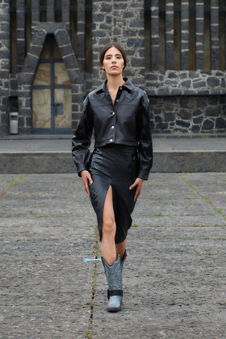 Patent Leather Outer Jacket